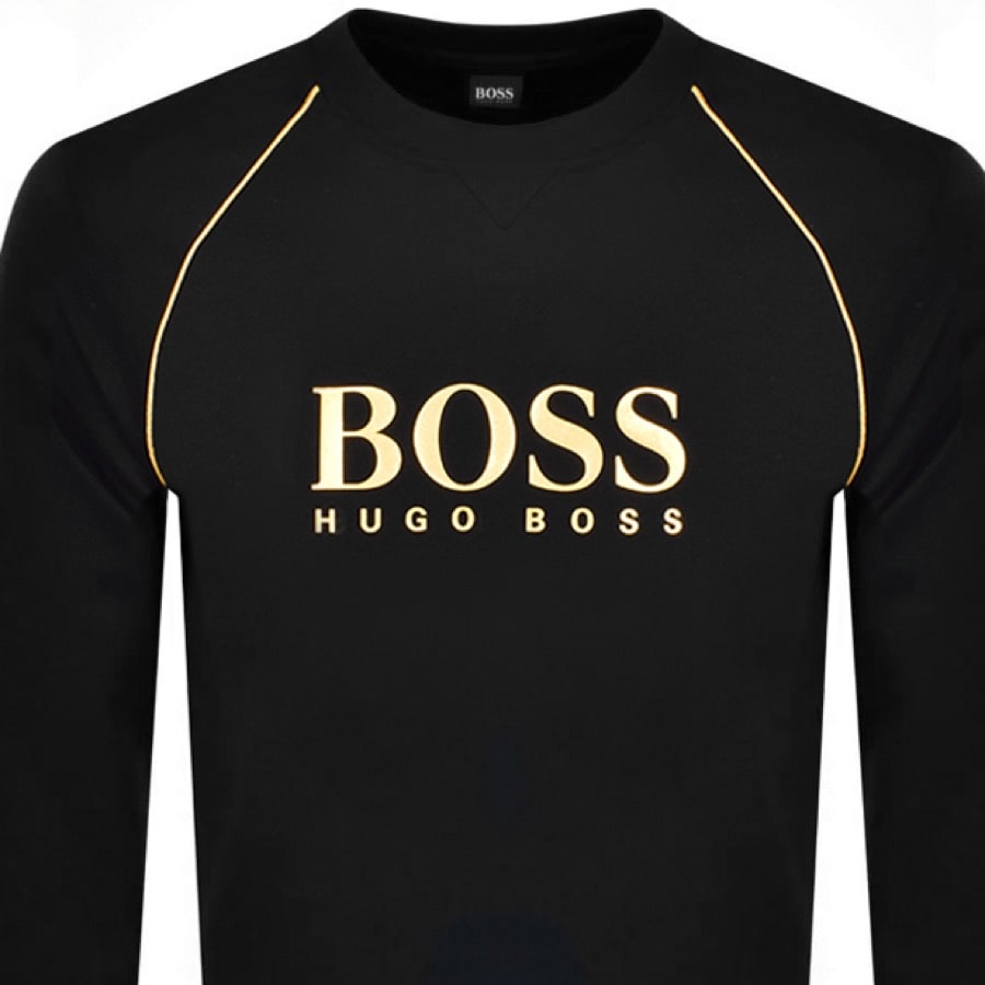 Alternative Image for ProductBOSS Bodywear Logo Sweatshirt Black2
